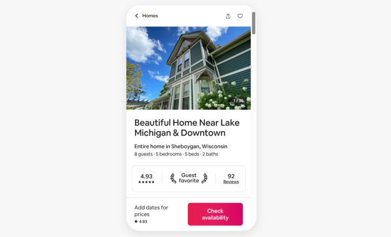 airbnb listing page snapshot
